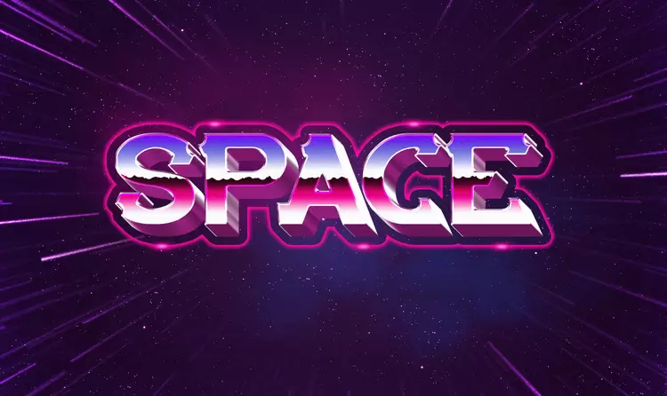 SPACE艺术字