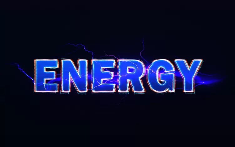 ENERGY艺术字