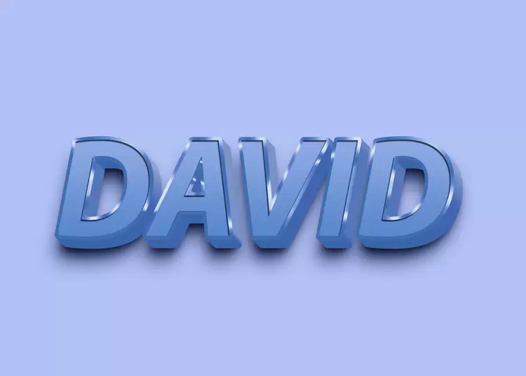 DAVID艺术字
