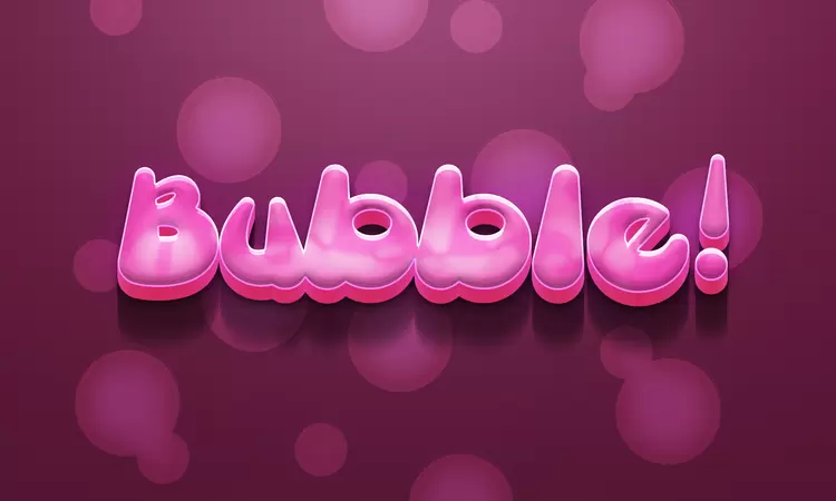 Bubble艺术字