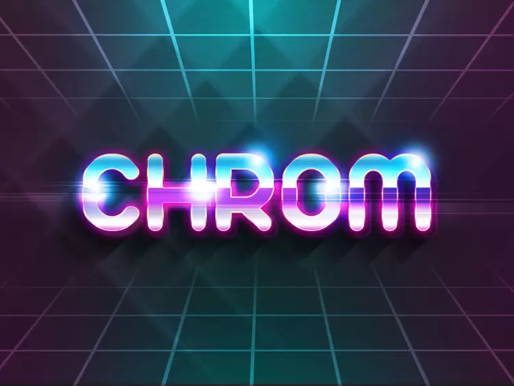 CHROM艺术字