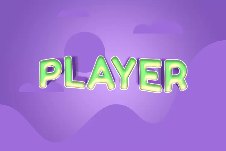 PLAYER艺术字