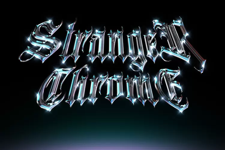 Stranger-chrome艺术字