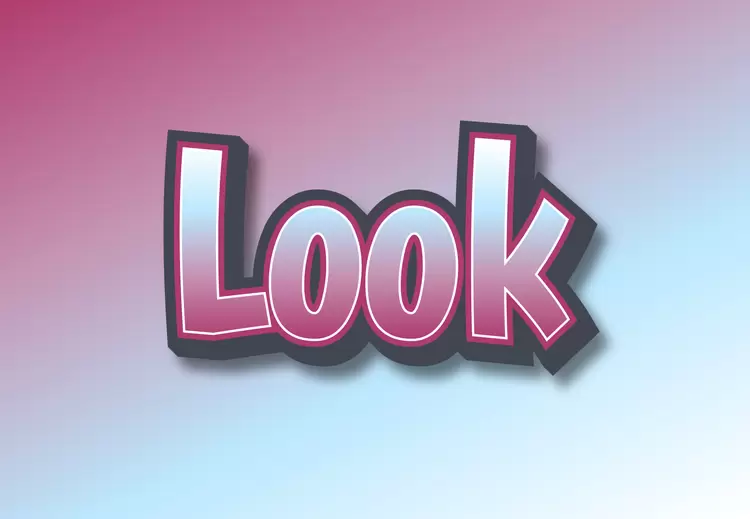 Look艺术字