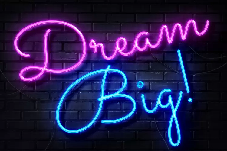 DREAM-BIG艺术字