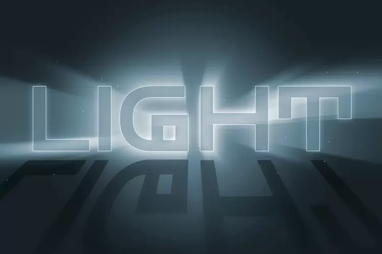 LIGHT艺术字