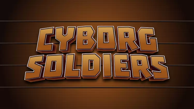CYBORG-SOLDIERS艺术字