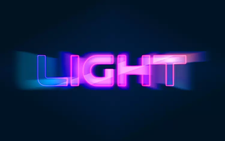 LIGHT艺术字