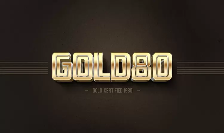 GOLD80艺术字