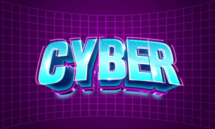 CYBER艺术字