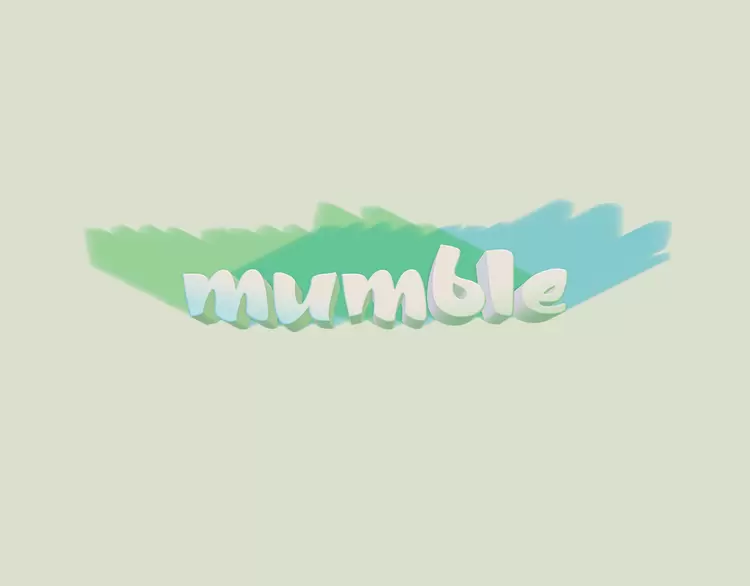 MUMBLE艺术字
