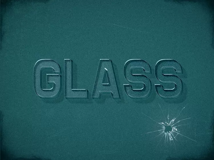 GLASS艺术字