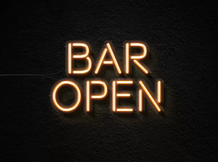 BAR-OPEN艺术字