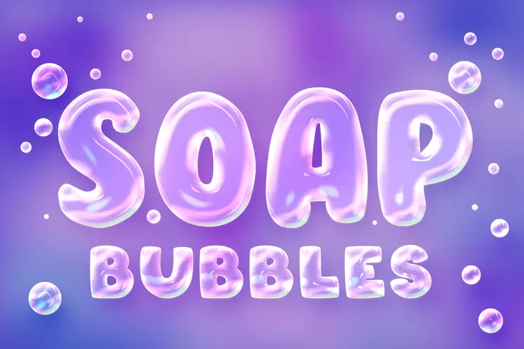 SOAP-BUBBLES艺术字