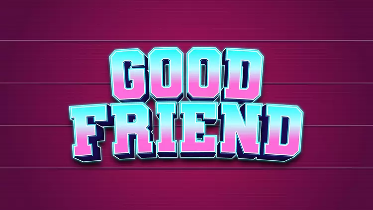 GOOD-FRIEND艺术字