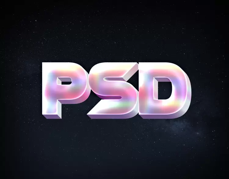 PSD艺术字