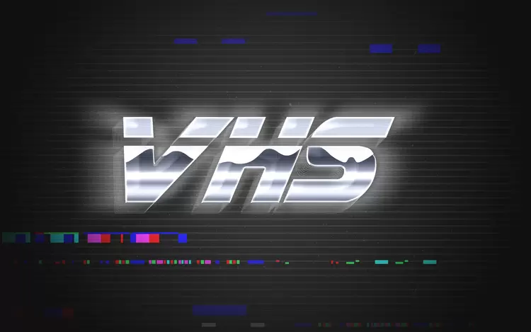 VHS艺术字