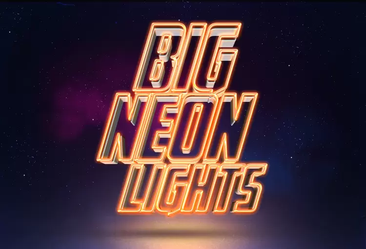 BIG-NEON-LIGHRS艺术字