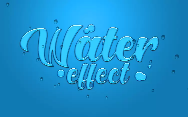 WATER-EFFECT艺术字