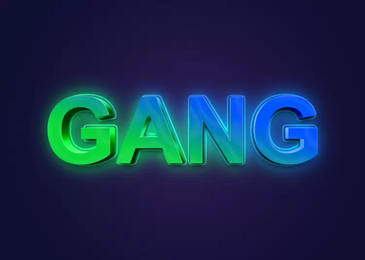 GANG艺术字