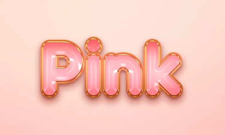 PINK艺术字