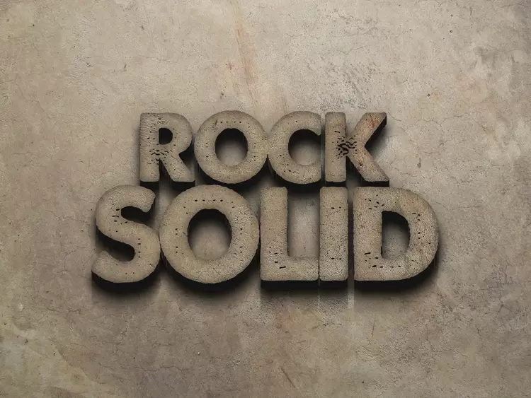 ROCK-SOLID艺术字