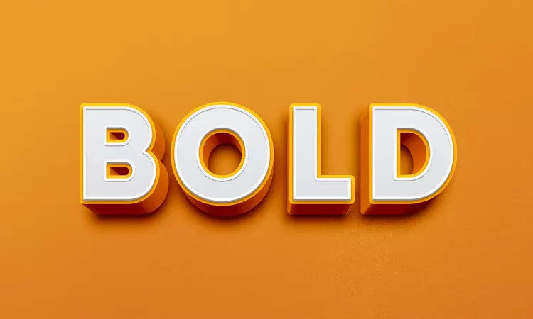 BOLD艺术字