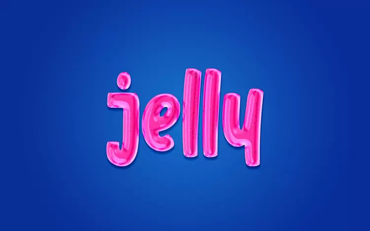 jelly艺术字