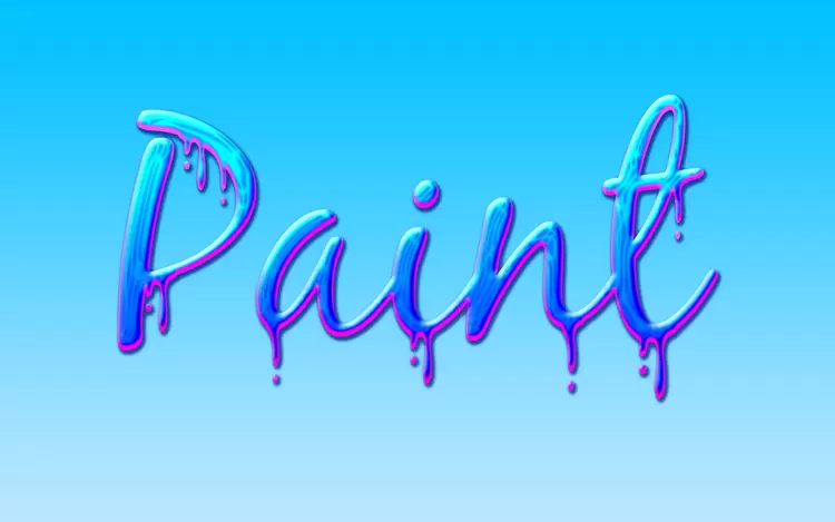 PAINT艺术字