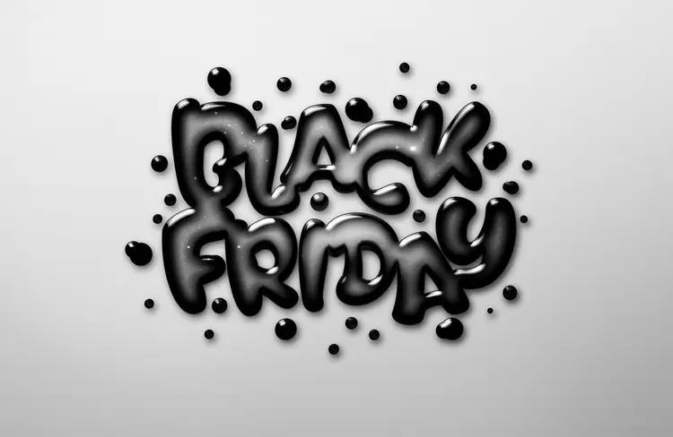 BLACK-FRIDAY艺术字