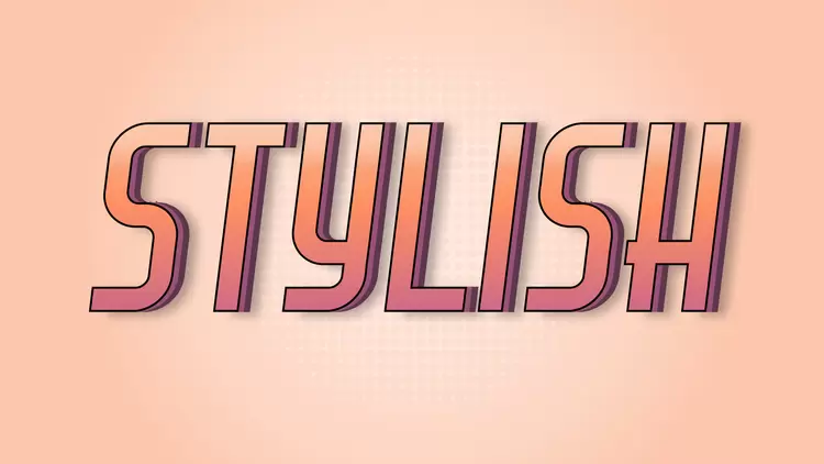 stylish艺术字