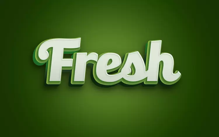 FRESH艺术字