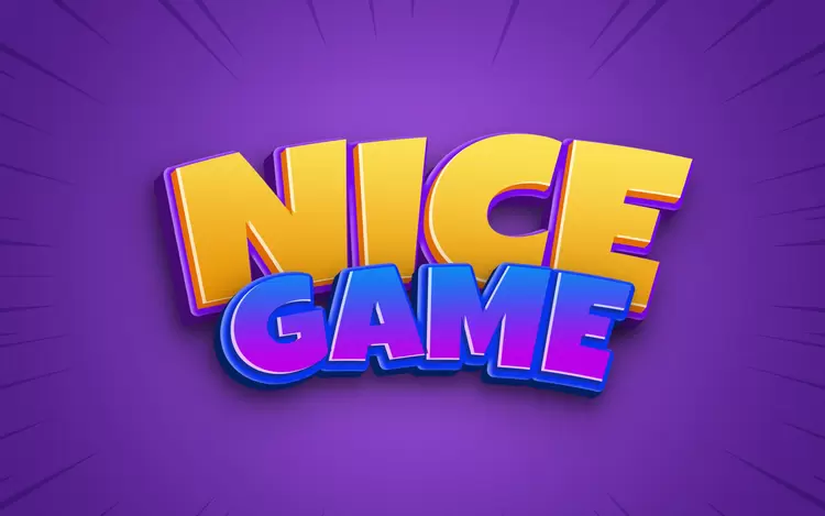 NICE-GAME艺术字