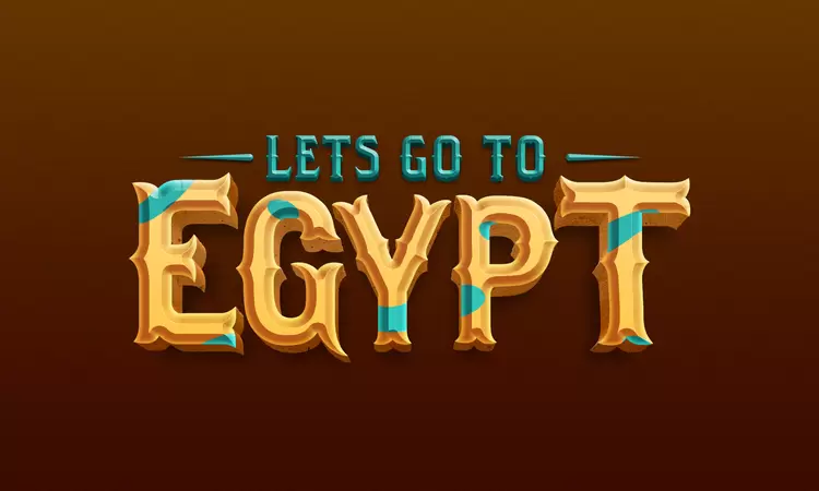 EGYPT艺术字