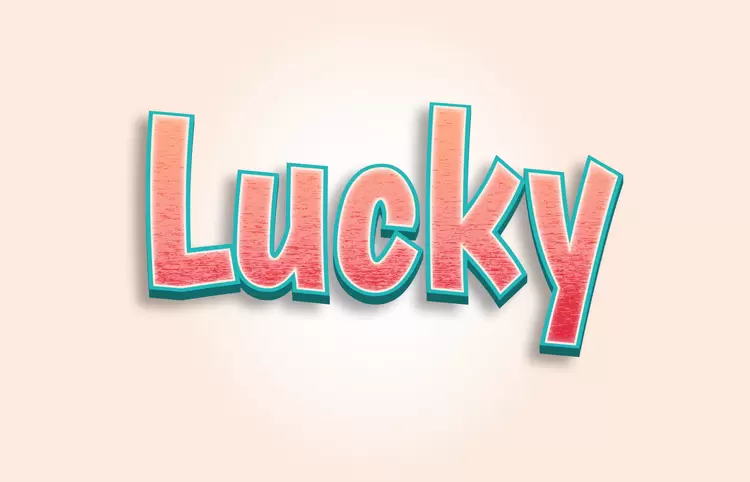 Lucky艺术字