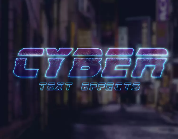 CYBER艺术字