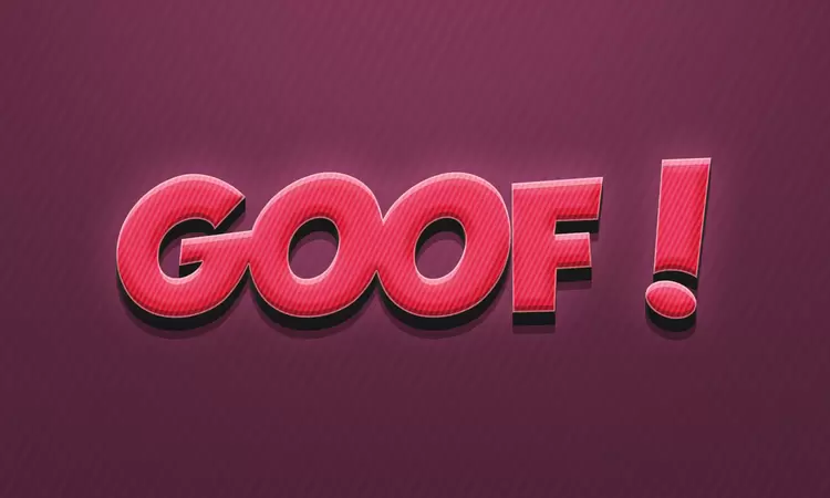 GOOF艺术字