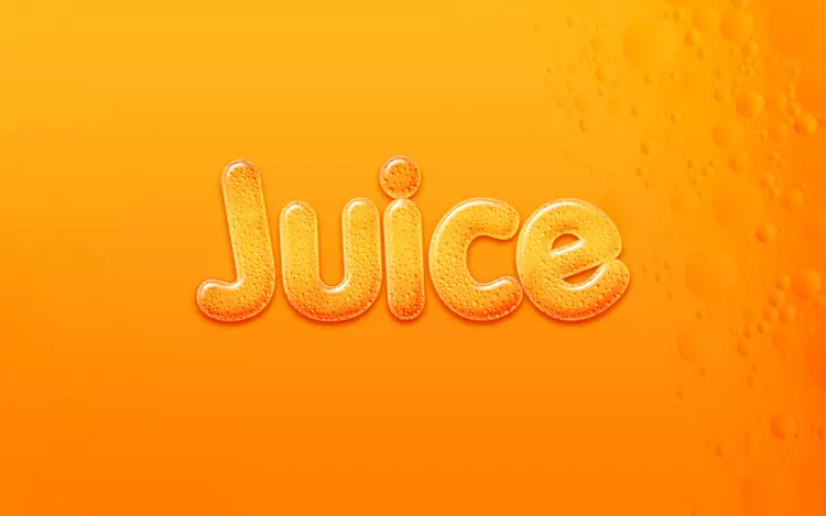 Juice艺术字