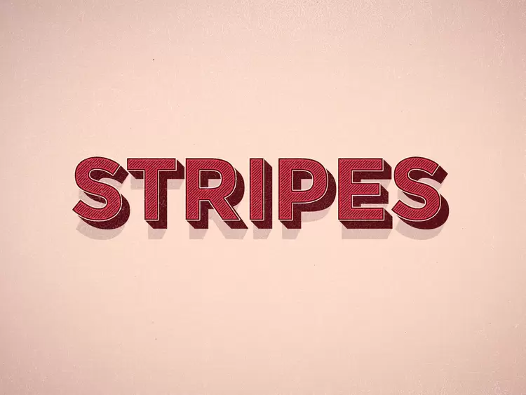 STRIPES艺术字