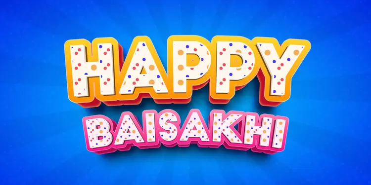 HAPPY-BAISAKHI艺术字