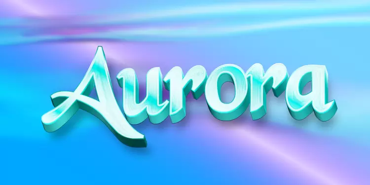 AURORA艺术字