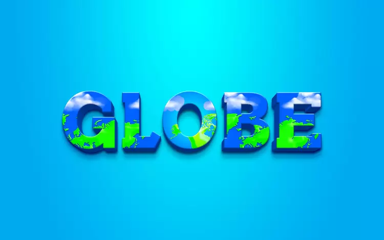 GLOBE艺术字