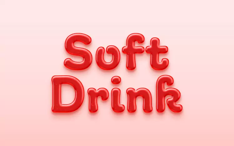 SOFT-DRINK艺术字