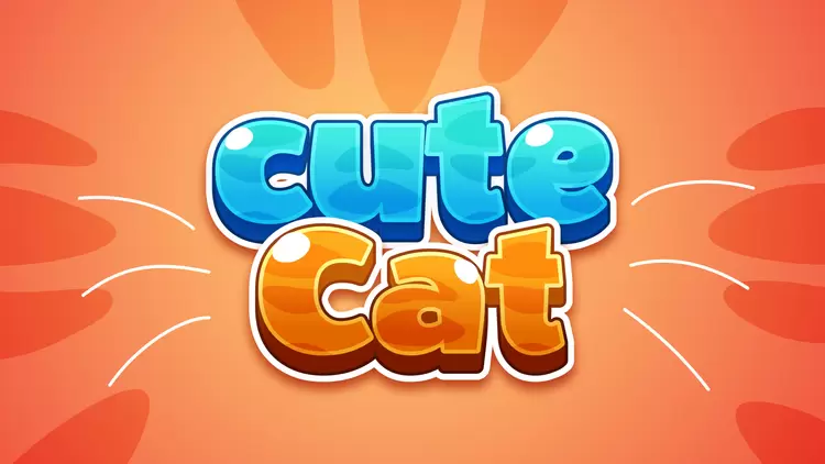 CUTE-CAT艺术字