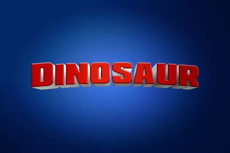 DINOSAUR艺术字