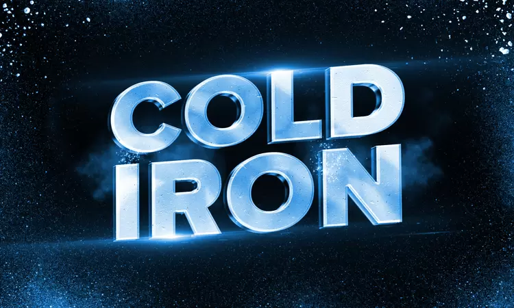 COLD-IRON艺术字