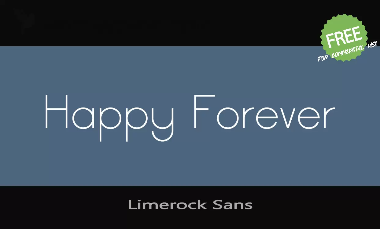 Limerock Sans字体