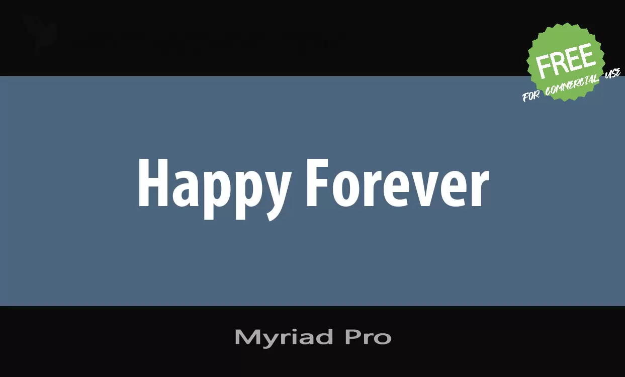 Myriad Pro字体