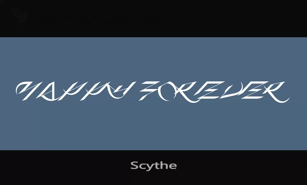 Scythe字体