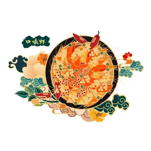 中华美食-口味虾插图